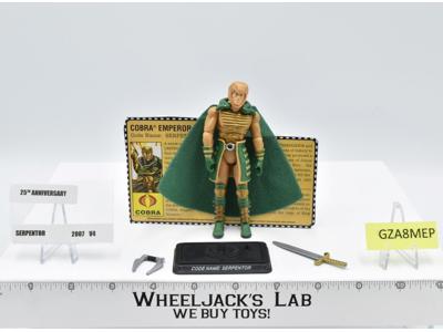 Serpentor V6 100% Complete G.I. Joe 25th Anniversary 2007 Hasbro Action Figure