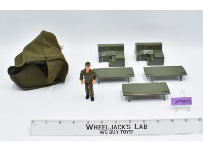 Army Mechanic with Camp/Headquarters Accessory Set 1979 Tonka Vintage