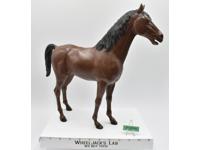 Bay Thunderbolt Dark Brown & Black Horse Johnny West 1973 Marx Action Figure