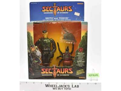Skito & Toxcid Sectaurs Warriors of Symbion 1984 Coleco MISB NEW SEALED