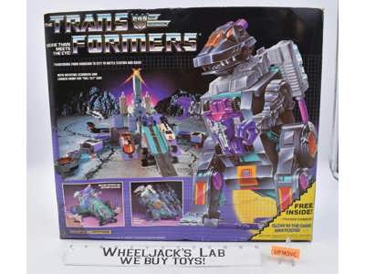 Trypticon 100% Complete W Box 1986 Vintage G1 Transformers Action Figure