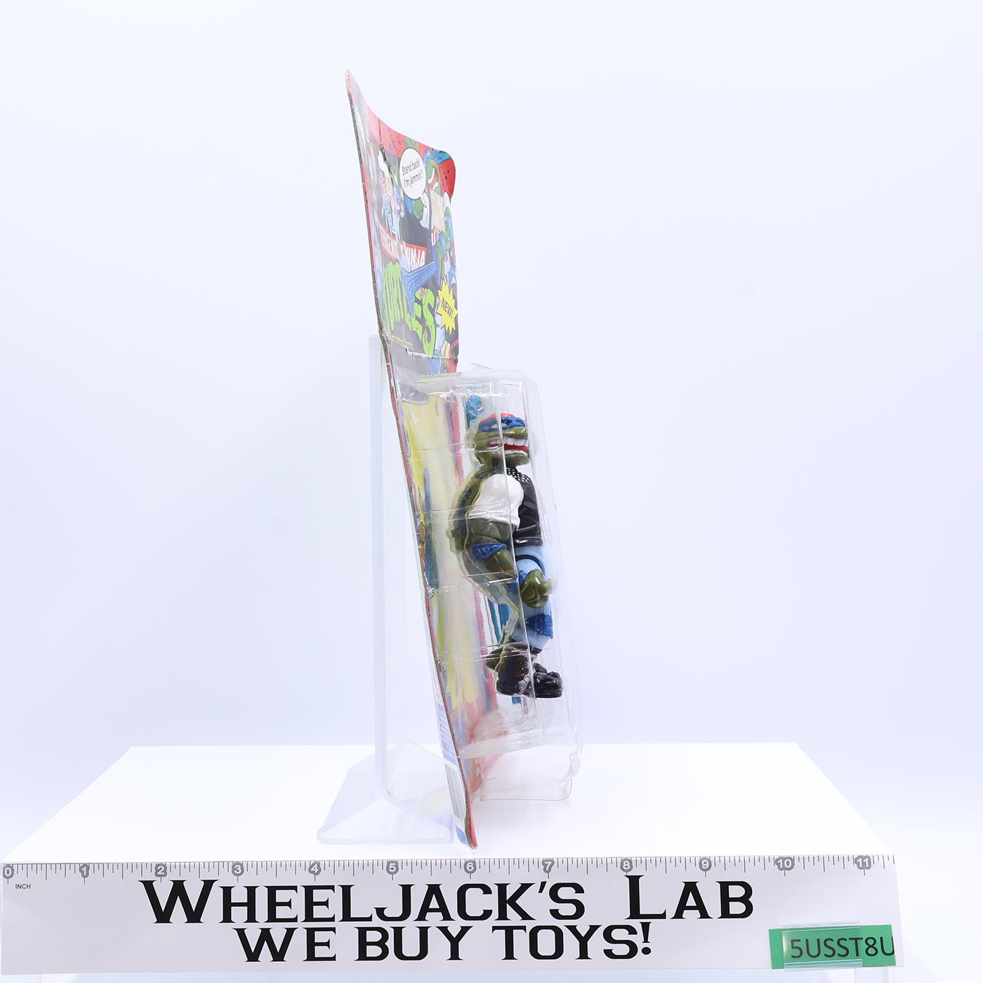 Classic Rocker Leo Rock'n Rollin' TMNT 1991 Playmates MOSC SEALED New Figure