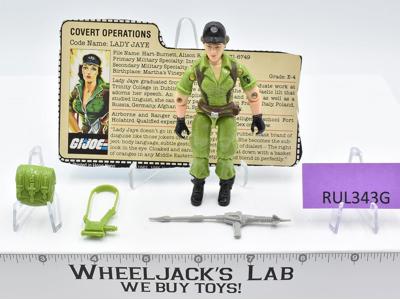 Lady Jaye V1 100% Complete G.I. Joe 1985 Hasbro Vintage Action Figure