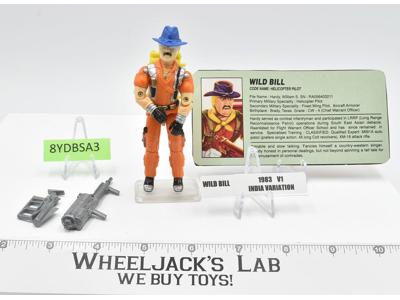 Wild Bill 100% Complete GI Joe 2002 Funskool India Action Figure