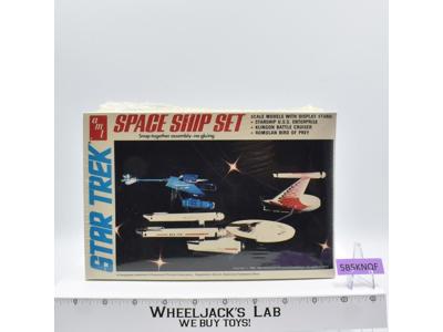 Space Ship Set Star Trek AMT 1983 Model Kit MISB Vintage