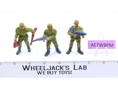 Lot of 3 Soldiers GUTS! 1987 Mattel Vintage Action Figures