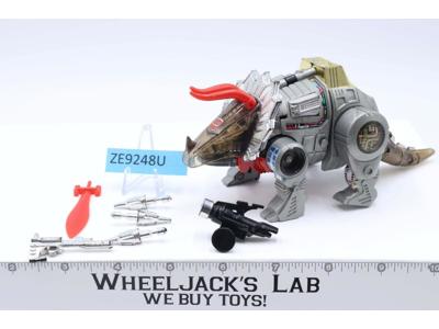 Slag 100% Complete 1985 Vintage G1 Transformers Triceratops Action Figure
