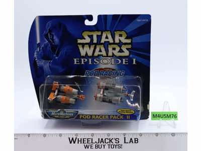 Pod Racer Pack II Star Wars Episode 1 Micro Machines 1998 Galoob NEW MOSC