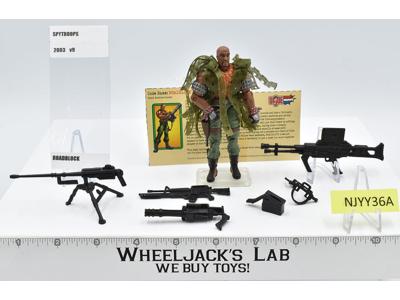 Roadblock v9 100% Complete G.I. Joe Spy Troops 2003 Hasbro Action Figure
