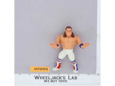 British Bulldog 100% Complete WWF WWE Wrestling 1991 Hasbro Action Figure
