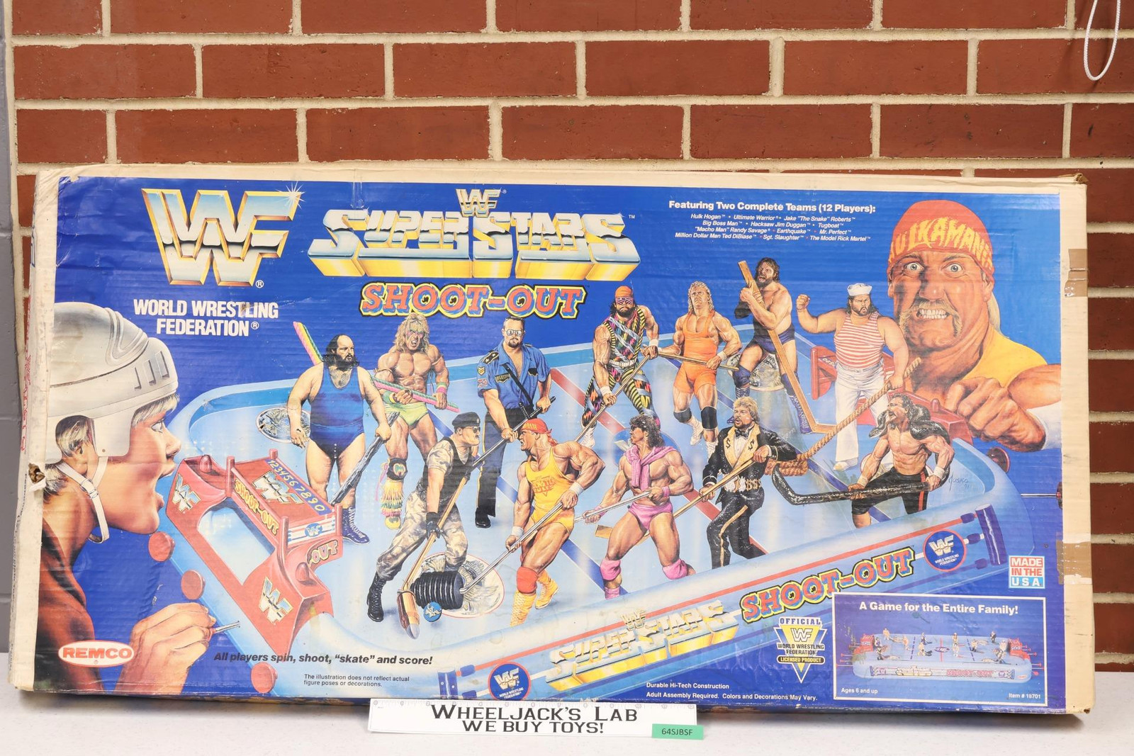 Wrestling Superstars Shoot Out WWF Wrestling 1991 Remco Vintage