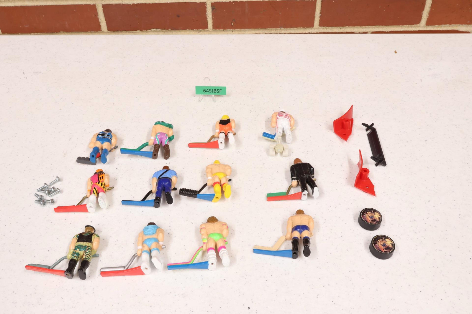 Wrestling Superstars Shoot Out WWF Wrestling 1991 Remco Vintage