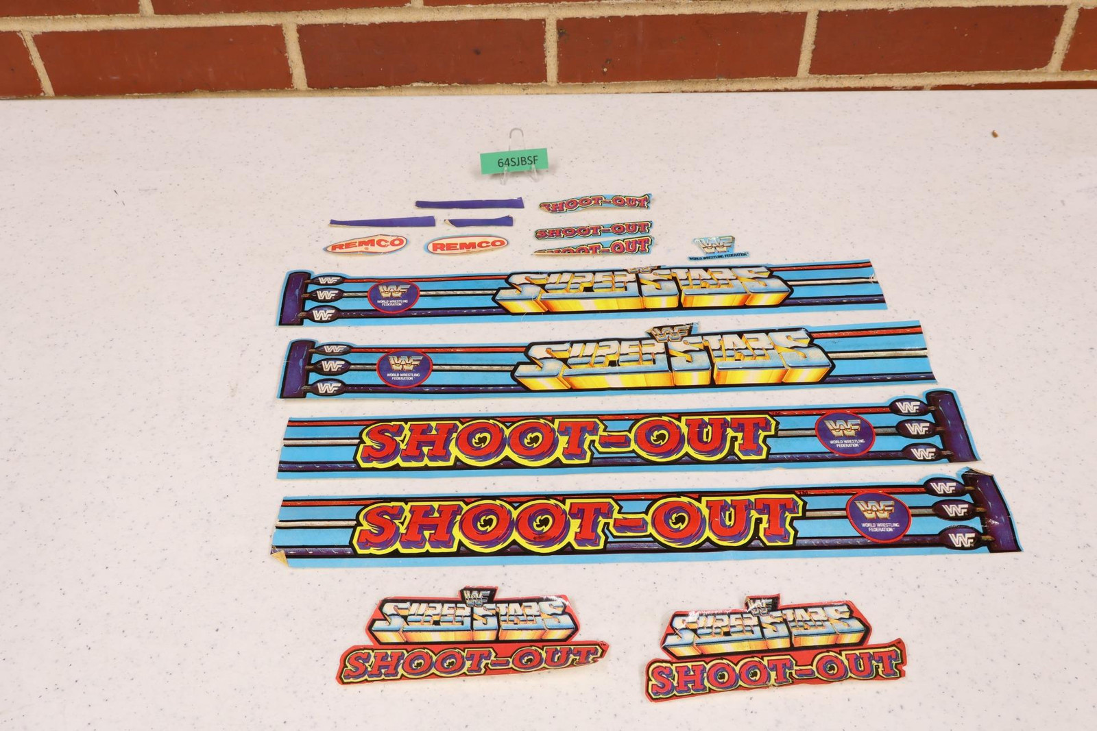 Wrestling Superstars Shoot Out WWF Wrestling 1991 Remco Vintage