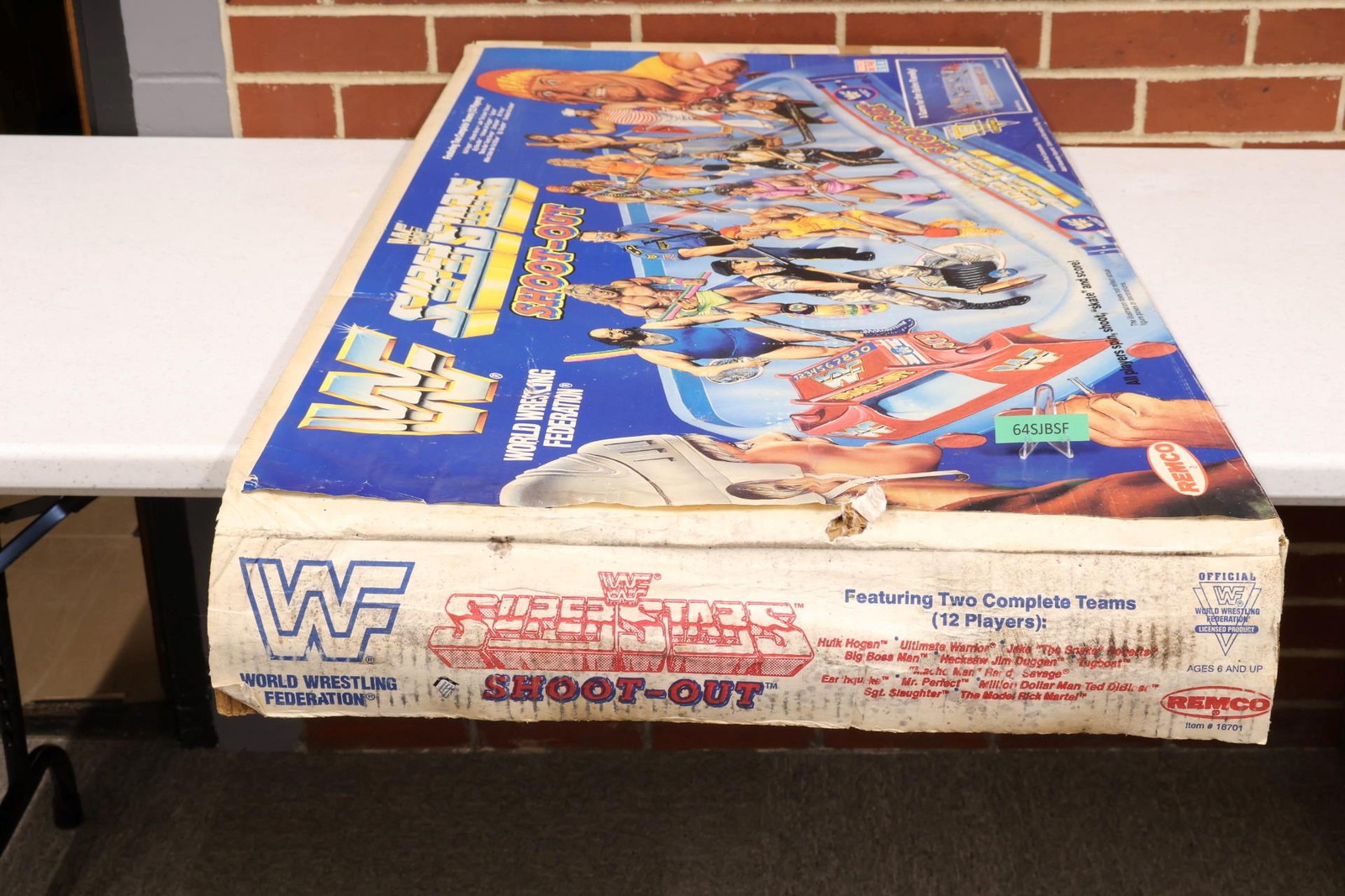 Wrestling Superstars Shoot Out WWF Wrestling 1991 Remco Vintage