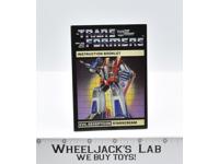 Starscream Action Figure Instruction Manual Booklet 1984 Hasbro G1 Transformers