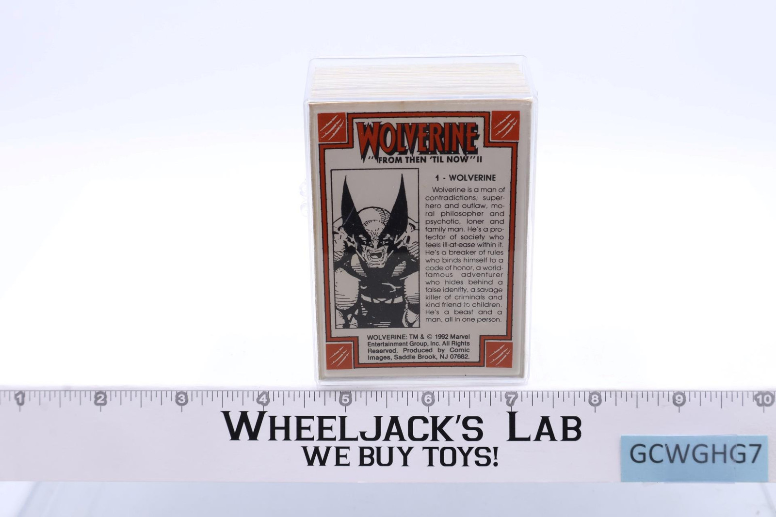 Complete Set Wolverine From Then 'Til Now Marvel Comics 1992 Impel Trading Cards