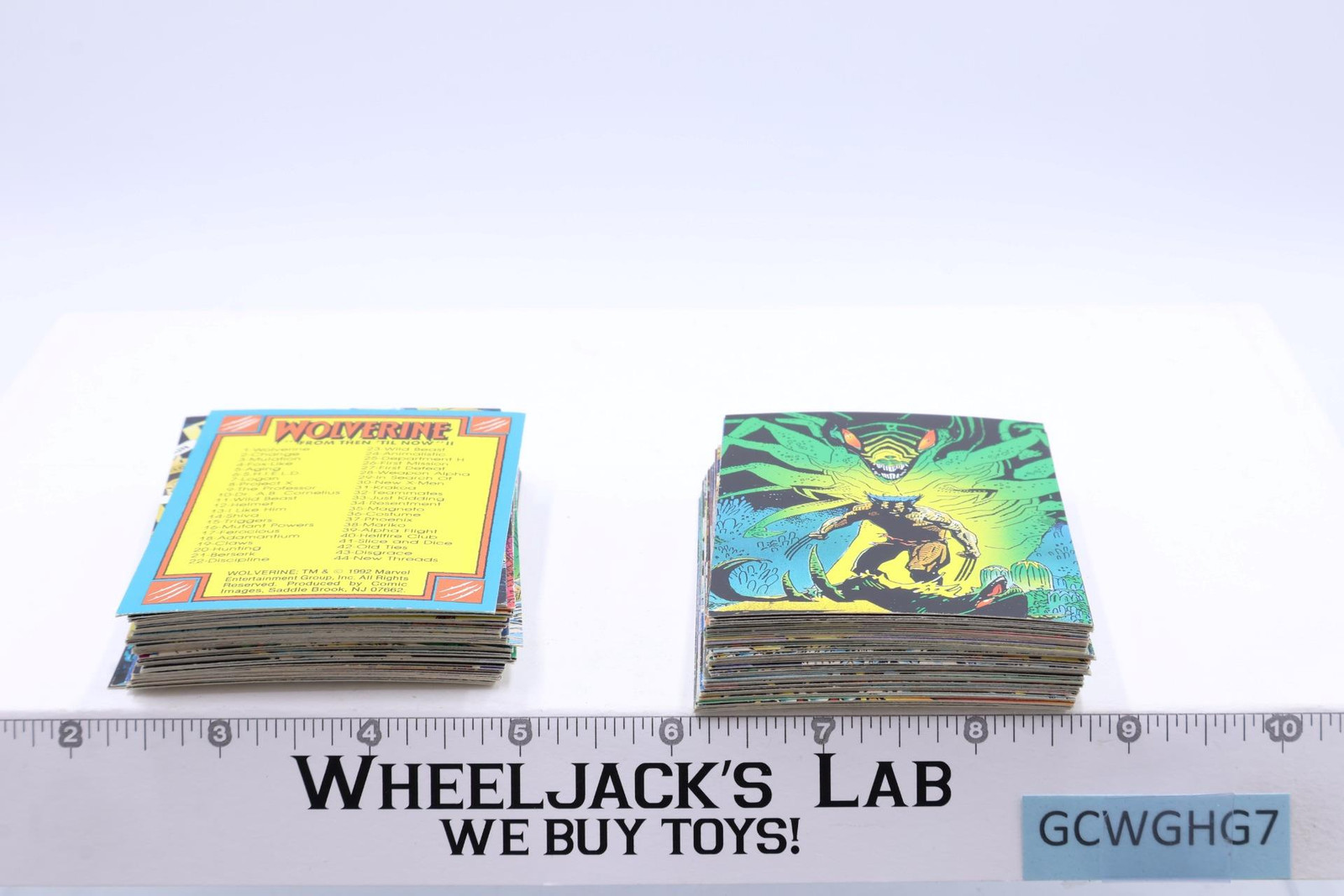 Complete Set Wolverine From Then 'Til Now Marvel Comics 1992 Impel Trading Cards