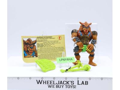 Rahzar 100% Complete Teenage Mutant Ninja Turtles TMNT 1991 Playmates Vintage