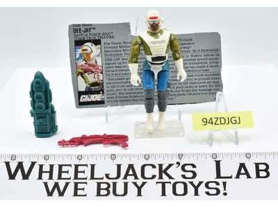 Dee-Jay V1 1989 GI Joe Vintage ARAH Hasbro Action Figure
