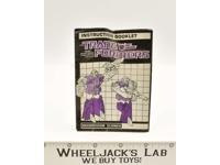 Pounce & Wingspan Action Figure Instruction Manual 1987 G1 Transformers