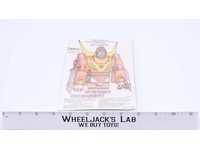 Iron-On Rodimus Prime Premium 1986 Ziplock G1 Transformers The Movie MOSC