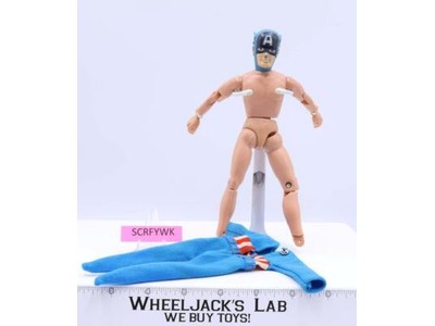 Captain America 8" 1973 Mego Vintage Action Figure