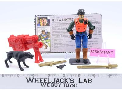 Mutt & Junkyard V4 100% Complete 1993 G.I. Joe Hasbro Vintage Action Figure