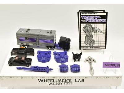 Motormaster Menasor 100% Complete1986 Vintage Hasbro G1 Transformers
