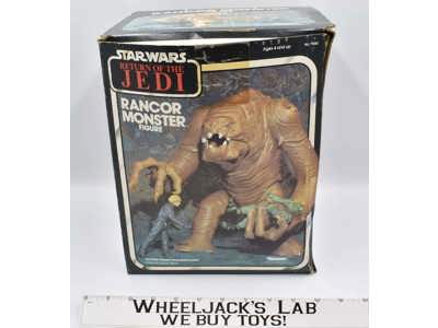 Rancor Monster 100% Complete W/Box Star Wars ROTJ 1984 Kenner Action Figure