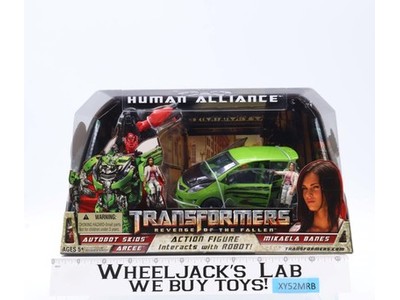 Skids Arcee & Mikaela Banes Transformers ROTF Human Alliance Hasbro NEW SEALED