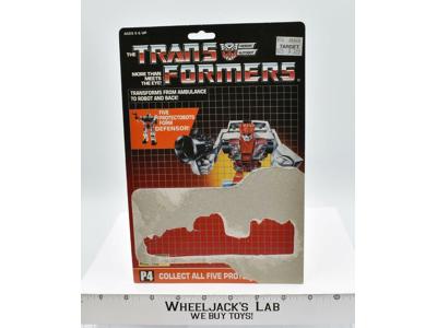 First Aid Cardback 1986 Vintage Hasbro G1 Transformers Action Figure