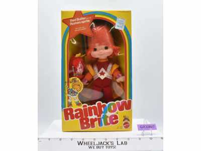Red Butler & Romeo Sprite Rainbow Brite 1983 Mattel Figure NEW MISB SEALED