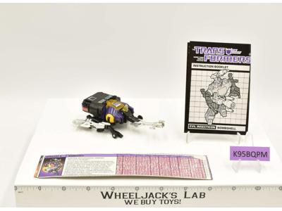 Bombshell 100% Complete 1985 G1 Transformers Rhinoceros Beetle Action Figure