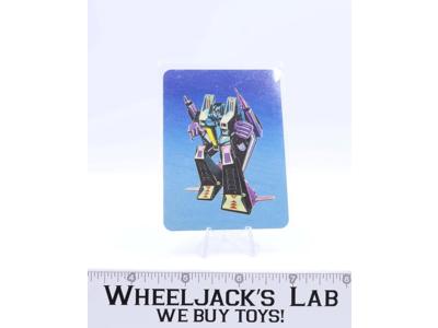 Skywarp Card 101 Variant Color 1985 G1 Transformers Action Trading Cards