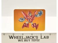 Powerglide Card 29 Variant Color 1985 G1 Transformers Action Trading Cards