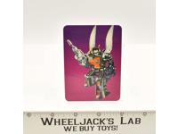 Kickback Card 113 Variant Color 1985 G1 Transformers Action Trading Cards