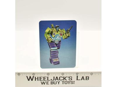 Scavenger Card 117 Variant Color 1985 G1 Transformers Action Trading Cards