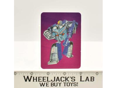 Astrotrain Card 110 Variant Color 1985 G1 Transformers Action Trading Cards