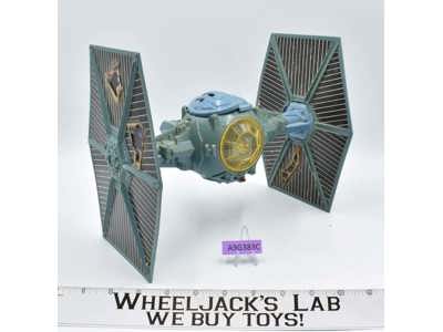 Battle Damaged Imperial Tie Fighter WORKS Complete Star Wars 1978 Kenner Vehicle
