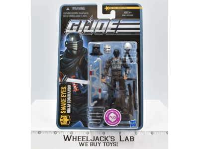 Temple Guardian Snake Eyes G.I. Joe Pursuit of Cobra 2010 Hasbro NEW SEALED MOSC