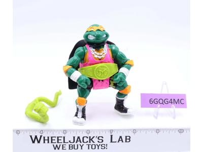 Shell Slammin' Mike 100% Complete Teenage Mutant Ninja Turtle 1991 Playmates