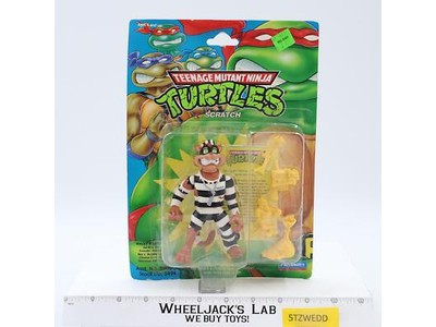 Scratch TMNT Warriors of the Forgotten Sewer Turtles 1993 Playmates NEW MOSC