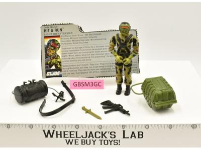 Hit & Run V1 100% Complete G.I. Joe 1988 Hasbro Vintage Action Figure
