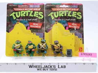 Lot of 4 Character Magnets Teenage Mutant Ninja Turtles 1988 Mirage Studios