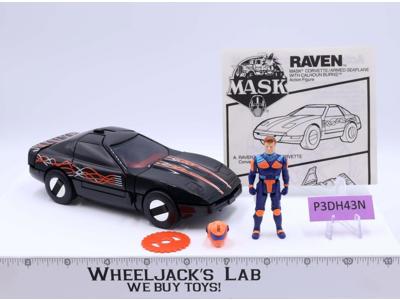 Raven W/Calhoun Burns MASK M.A.S.K. 1986 Kenner Action Figure