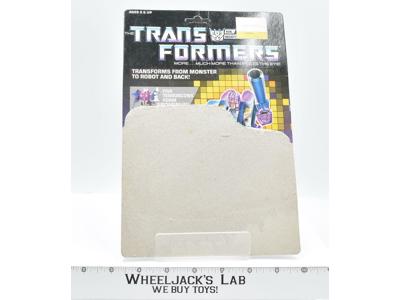 Blot Abominus Cardback Vintage 1987 G1 Transformers Action Figure