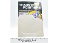 Blot Abominus Cardback Vintage 1987 G1 Transformers Action Figure