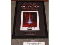 Star Wars The Last Jedi Cast AUTOGRAPHED 28x20 Framed Picture W/ COA