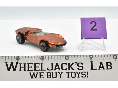 Turbofire #2 Orange 1968 Redline Hot Wheels Mattel Vintage RL