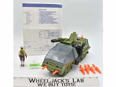 H.A.V.O.C. & Cross Country 100% Complete G.I. Joe 1986 Hasbro Vintage Vehicle